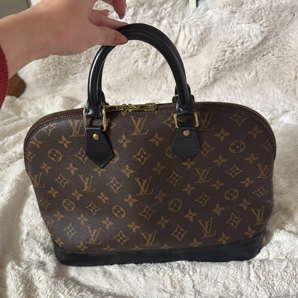 Louis Vuitton Brown and Black Satchel - Picture 14 of 15